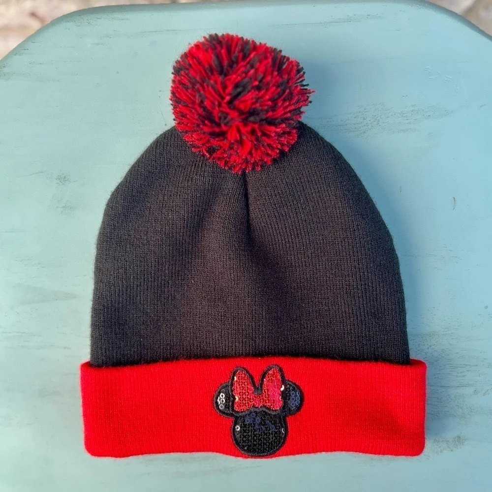 Minnie Mouse Youth Beanie Hat